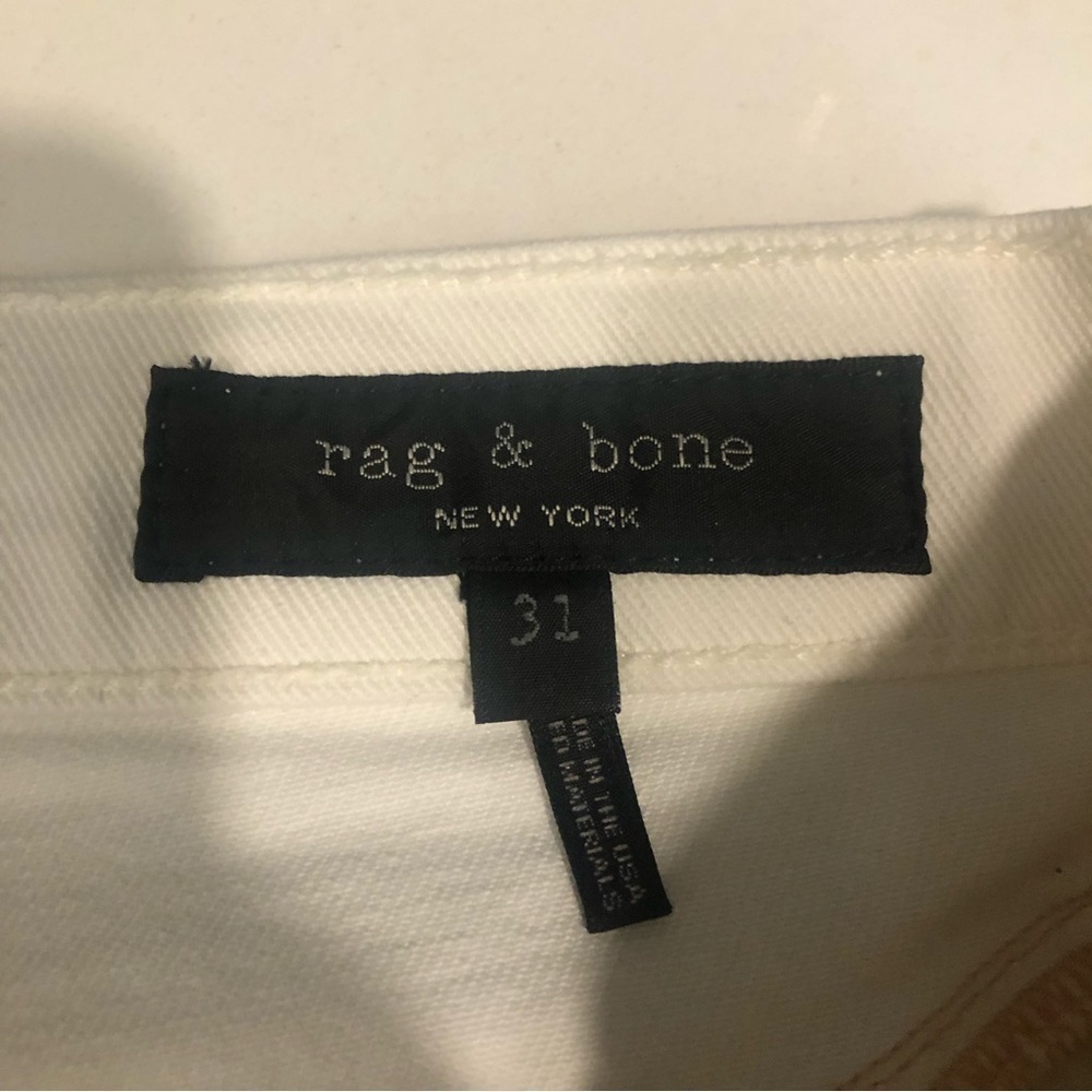 RAG & BONE Micro Floral Straight Leg Jeans Size 31 - Picture 6 of 8